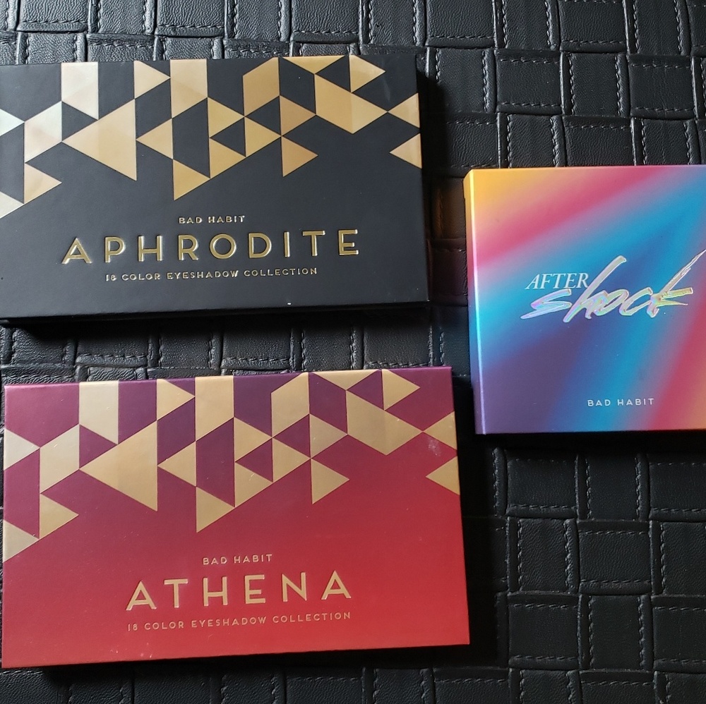 Bad Habit eyeshadow pallets (3 total)